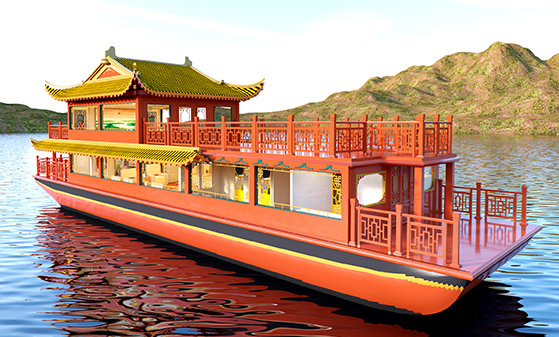 高規(guī)格國(guó)事接待船藝術(shù)設(shè)計(jì)